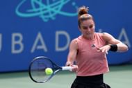 Maria Sakkari at the 2023 Citi Open.